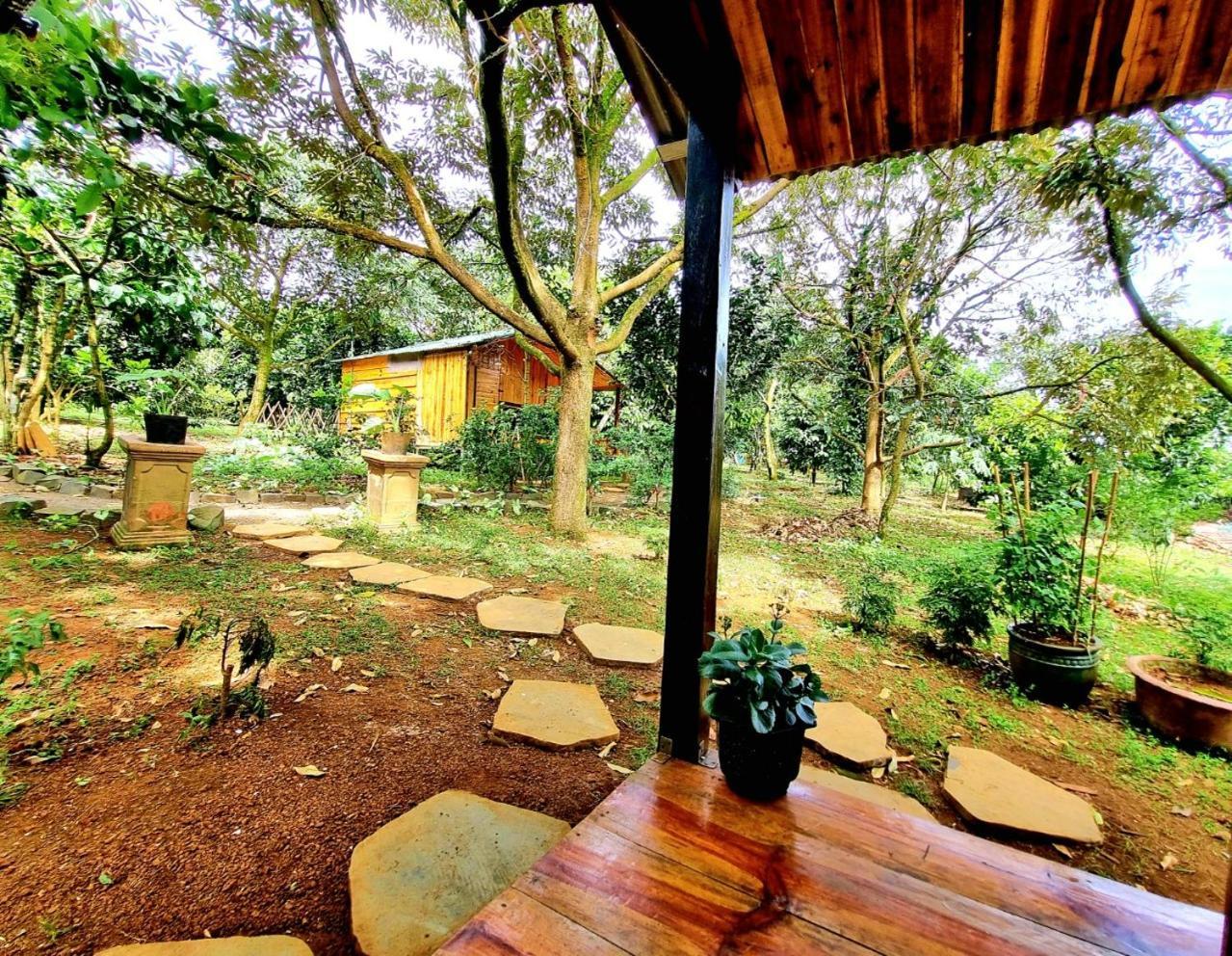 Homestay Vuon Trai Cay Nhiet Doi Vo Uu Garden Bảo Lộc Kültér fotó
