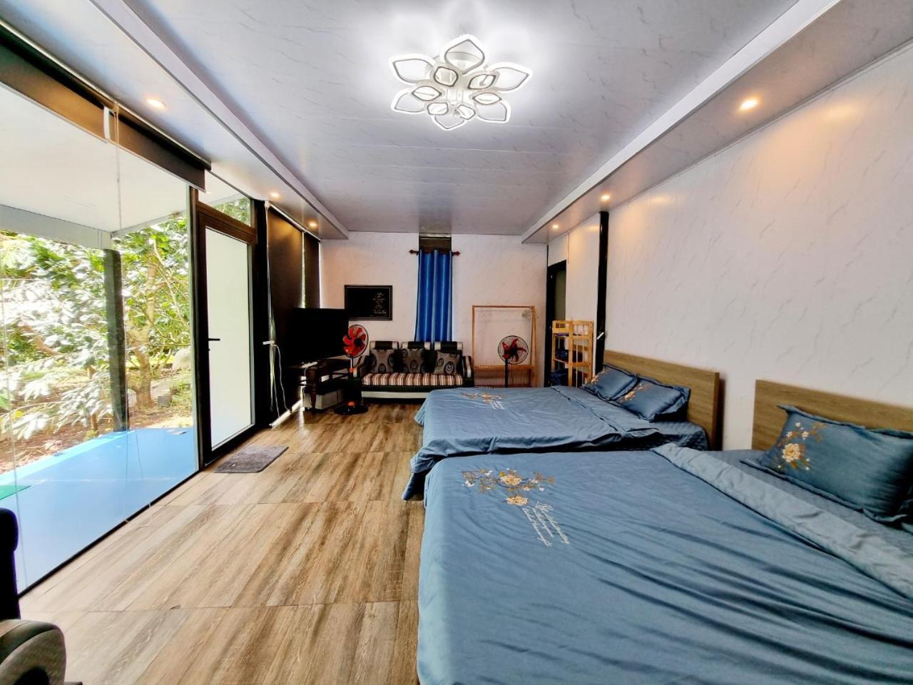 Homestay Vuon Trai Cay Nhiet Doi Vo Uu Garden Bảo Lộc Kültér fotó